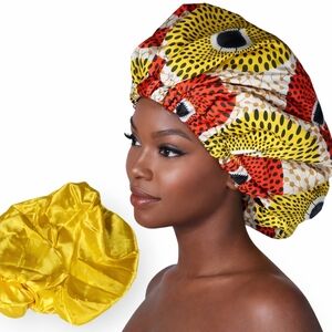 Vibrant Multicolor Hair Bonnet